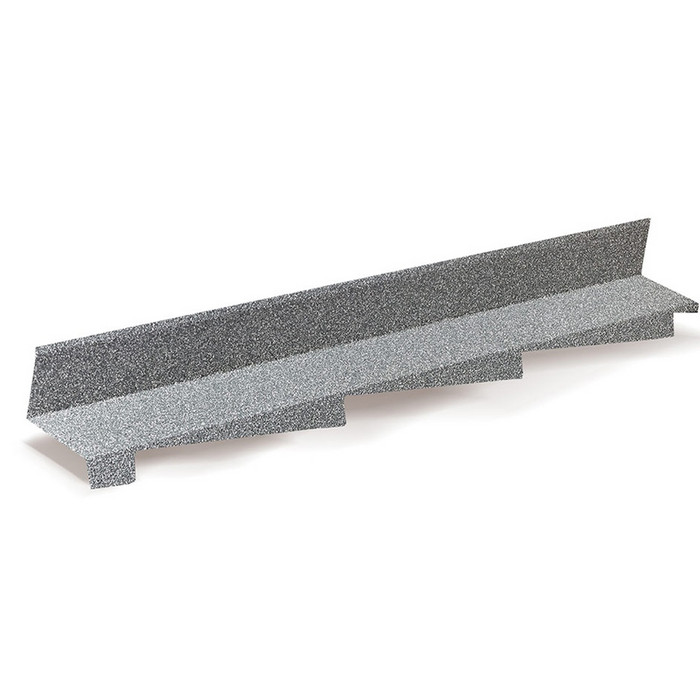 Планка примыкания AeroDek Robust левая античный серый