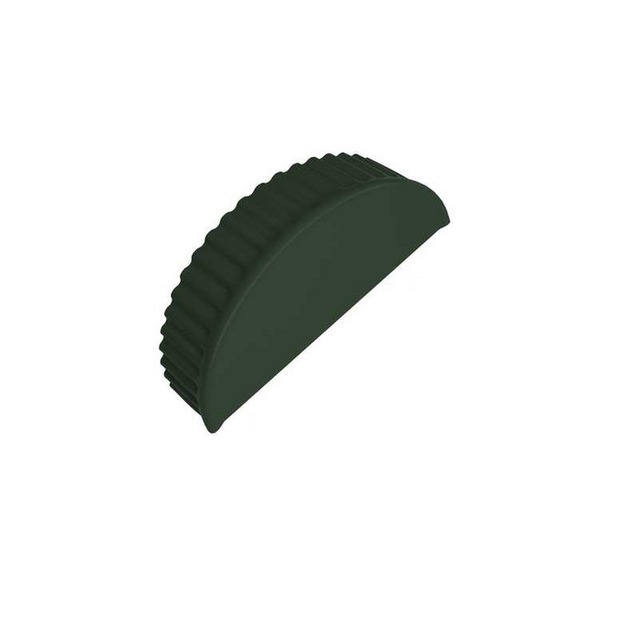 Заглушка торцевая GreenCoat Pural BT, matt RR 11 темно-зеленый (RAL 6020 хромовая зелень) - фото №1