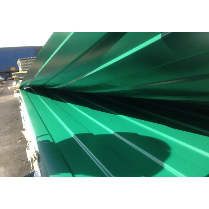 Профлист Grand Line С10В GreenCoat Pural BT 0.5 мм RR 11 Темно-Зеленый - фото №5