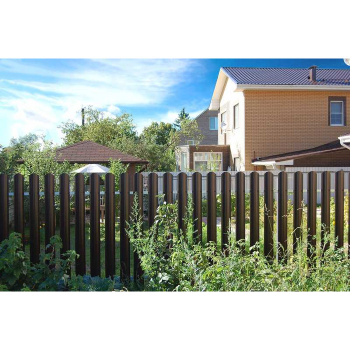 Штакетник Прямоугольный Grand Line 0,5 GreenCoat Pural BT RR 11 Темно-Зеленый, Хромовая Зелень - фото №3